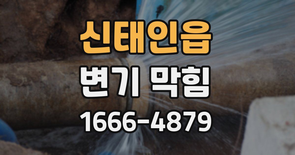 신태인읍 변기 막힘