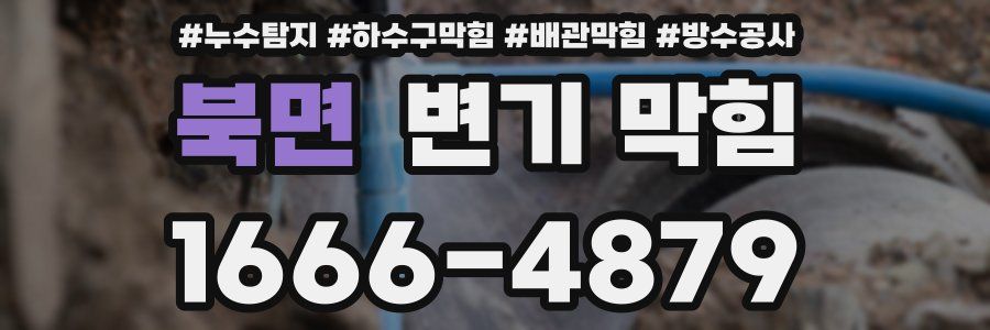 북면 변기 막힘