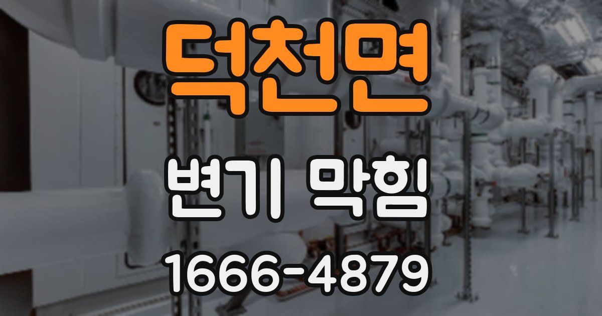 덕천면 변기 막힘