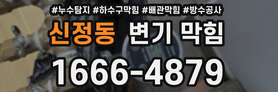 신정동 변기 막힘