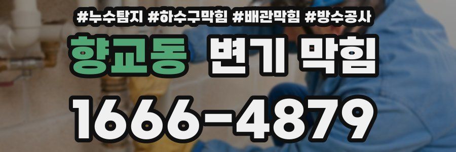 향교동 변기 막힘