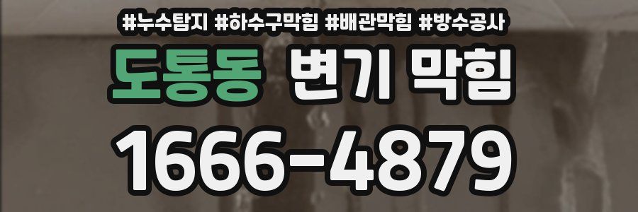 도통동 변기 막힘