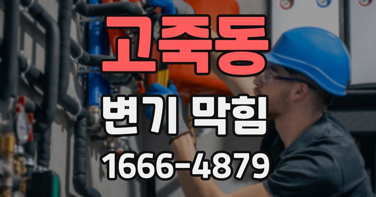 고죽동 변기 막힘