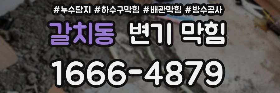 갈치동 변기 막힘