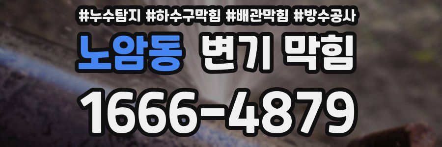 노암동 변기 막힘