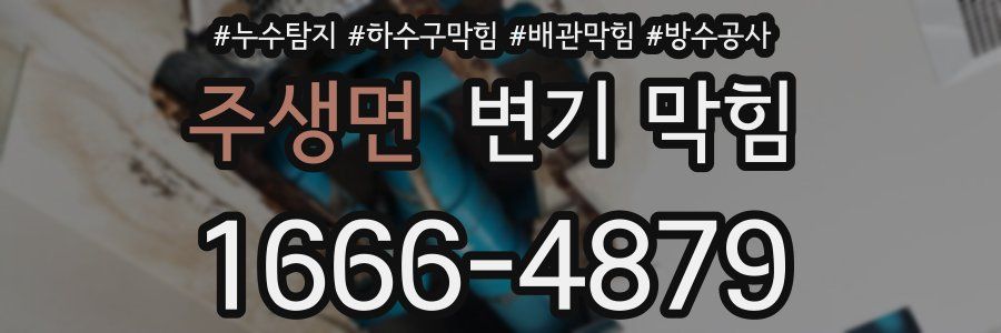 주생면 변기 막힘