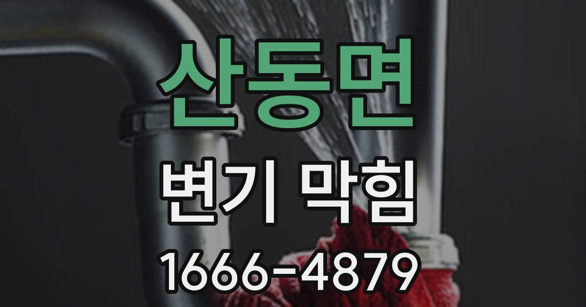 산동면 변기 막힘