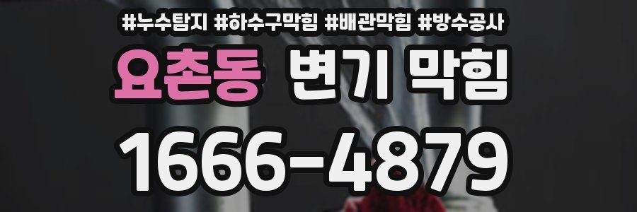 요촌동 변기 막힘