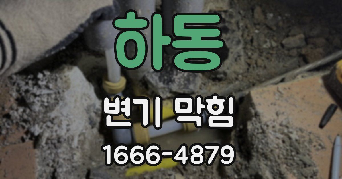 하동 변기 막힘