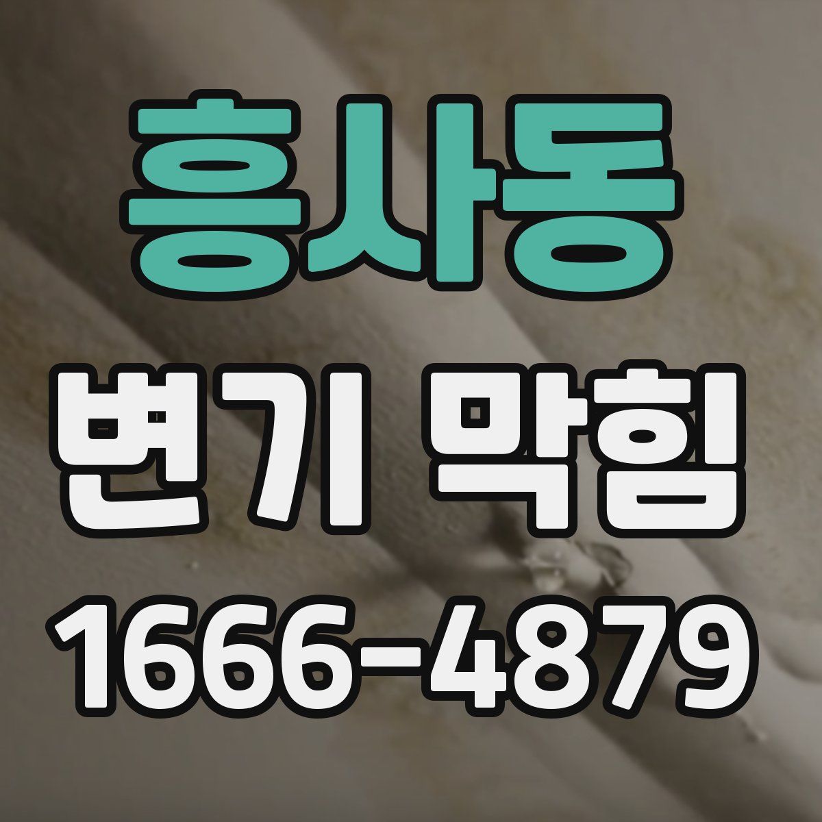 흥사동 변기 막힘
