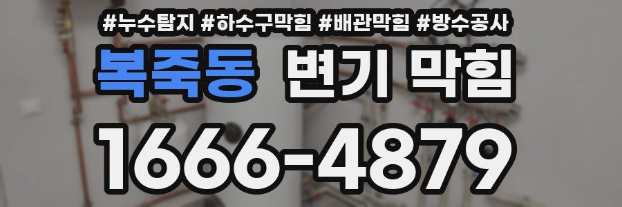 복죽동 변기 막힘