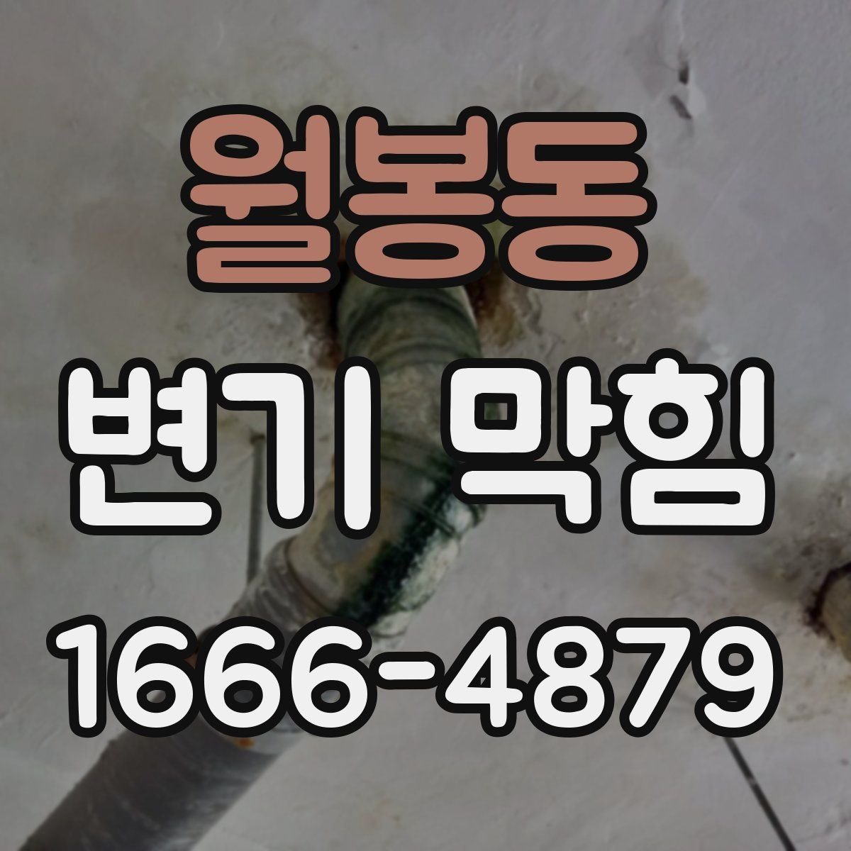 월봉동 변기 막힘