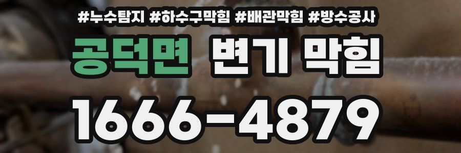 공덕면 변기 막힘