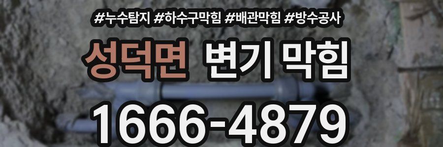 성덕면 변기 막힘