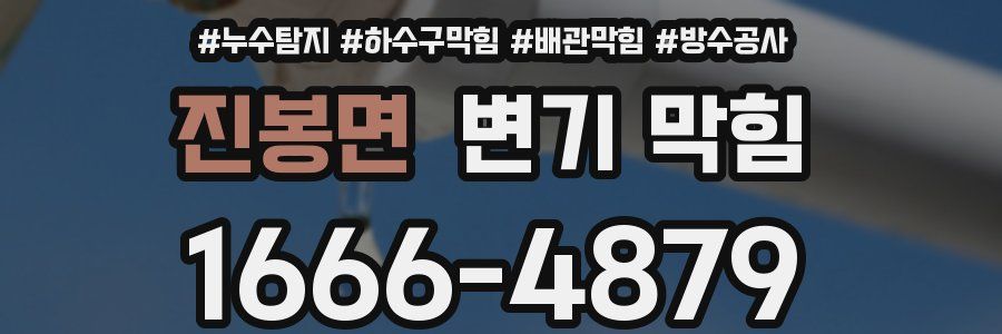 진봉면 변기 막힘