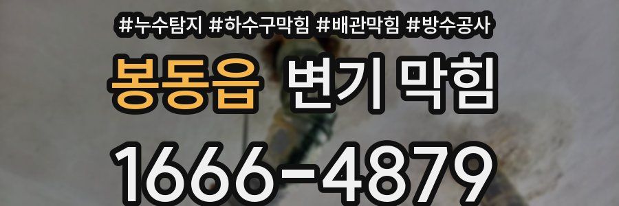 봉동읍 변기 막힘