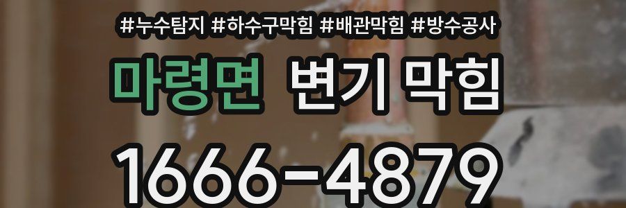 마령면 변기 막힘