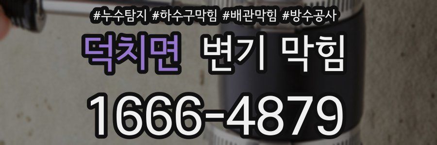 덕치면 변기 막힘