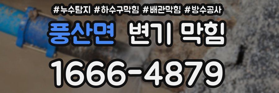 풍산면 변기 막힘