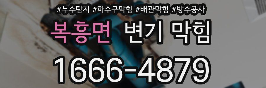 복흥면 변기 막힘