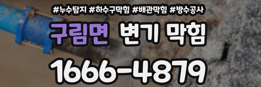 구림면 변기 막힘