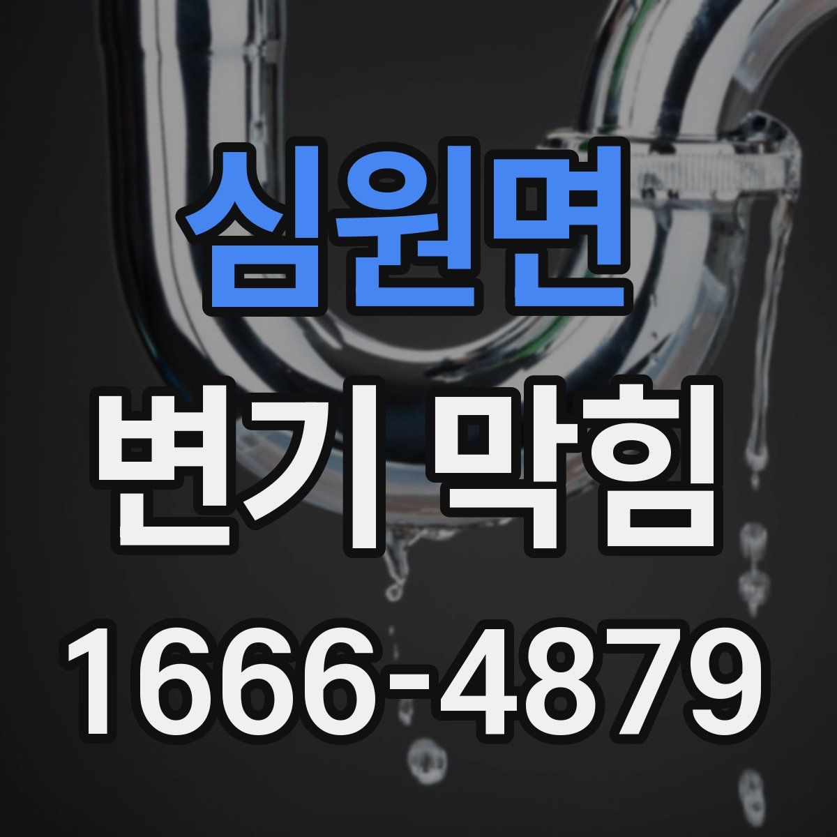 심원면 변기 막힘