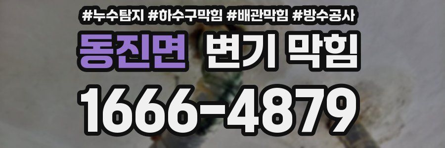 동진면 변기 막힘