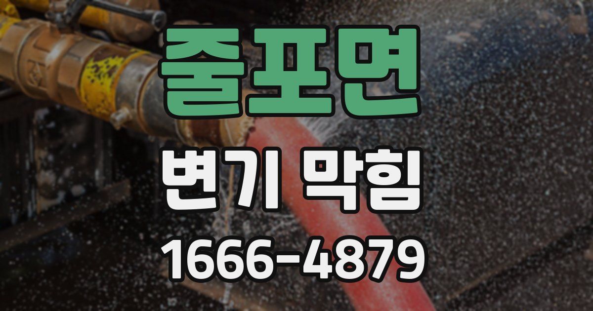 줄포면 변기 막힘
