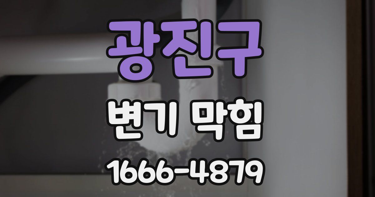 광진구 변기 막힘