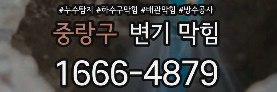 중랑구 변기 막힘