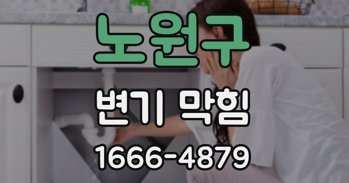 노원구 변기 막힘