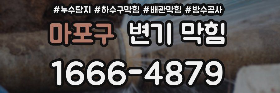 마포구 변기 막힘