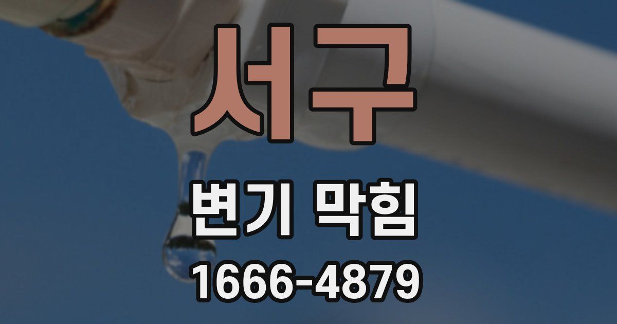 서구 변기 막힘