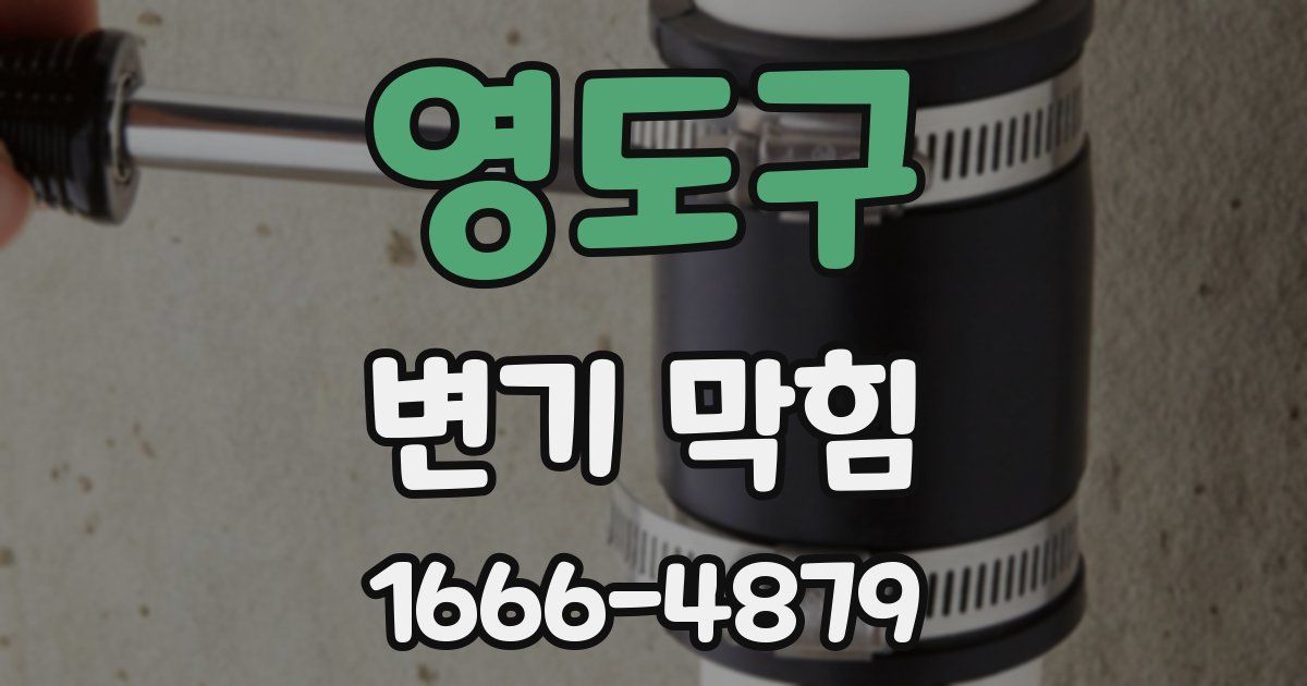 영도구 변기 막힘