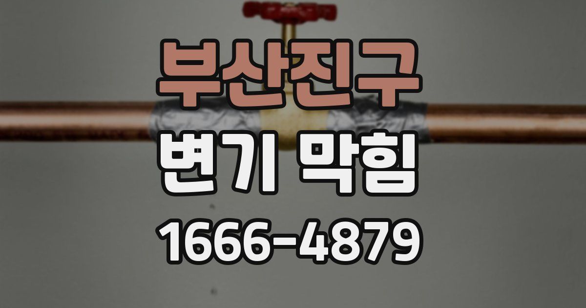 부산진구 변기 막힘