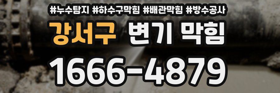 강서구 변기 막힘