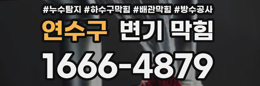 연수구 변기 막힘