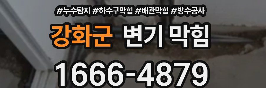 강화군 변기 막힘