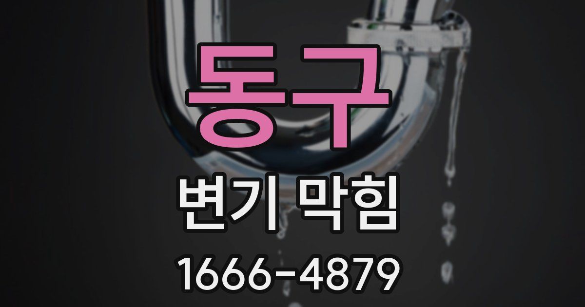 동구 변기 막힘