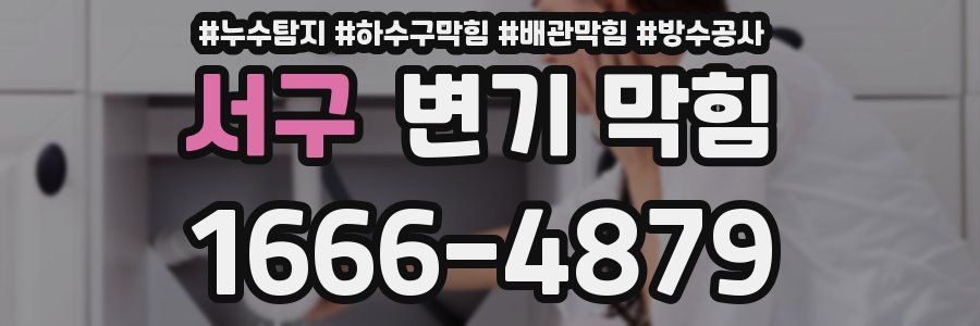 서구 변기 막힘