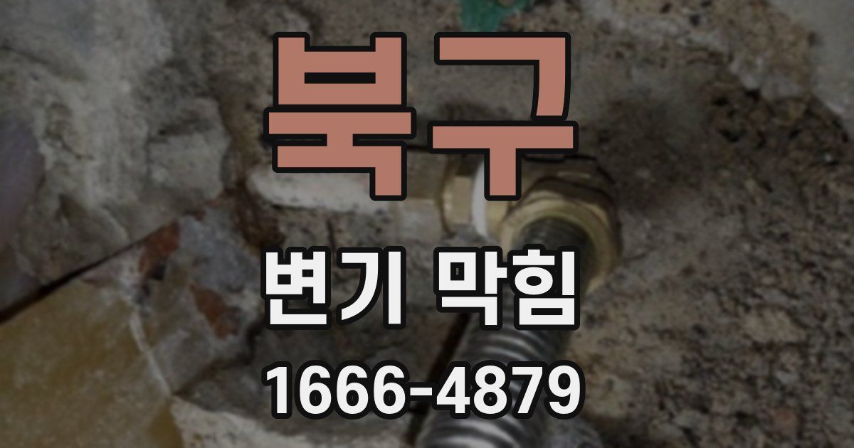 북구 변기 막힘