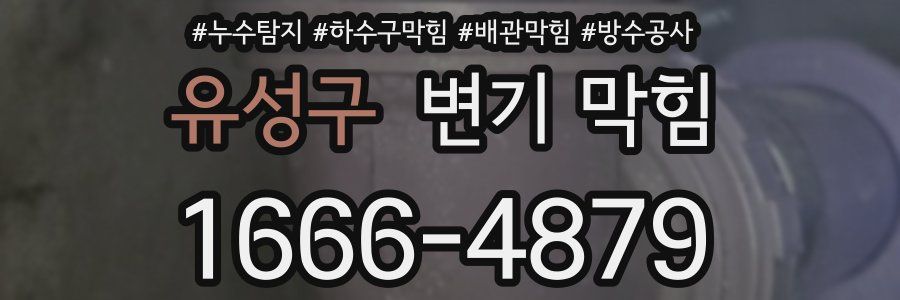 유성구 변기 막힘