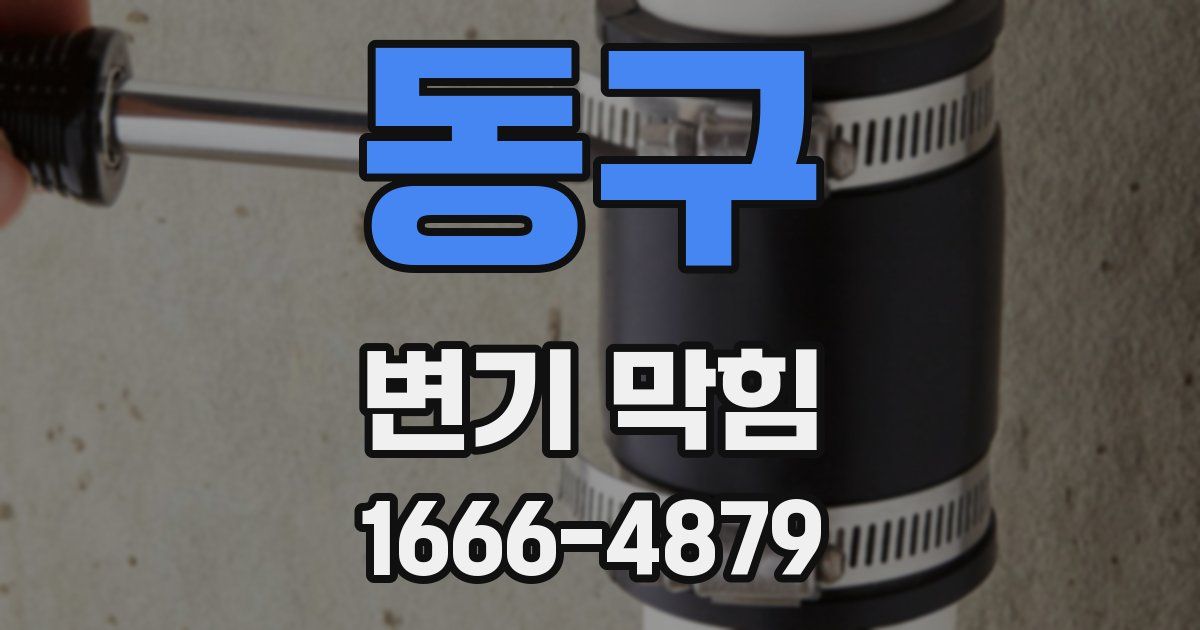 동구 변기 막힘