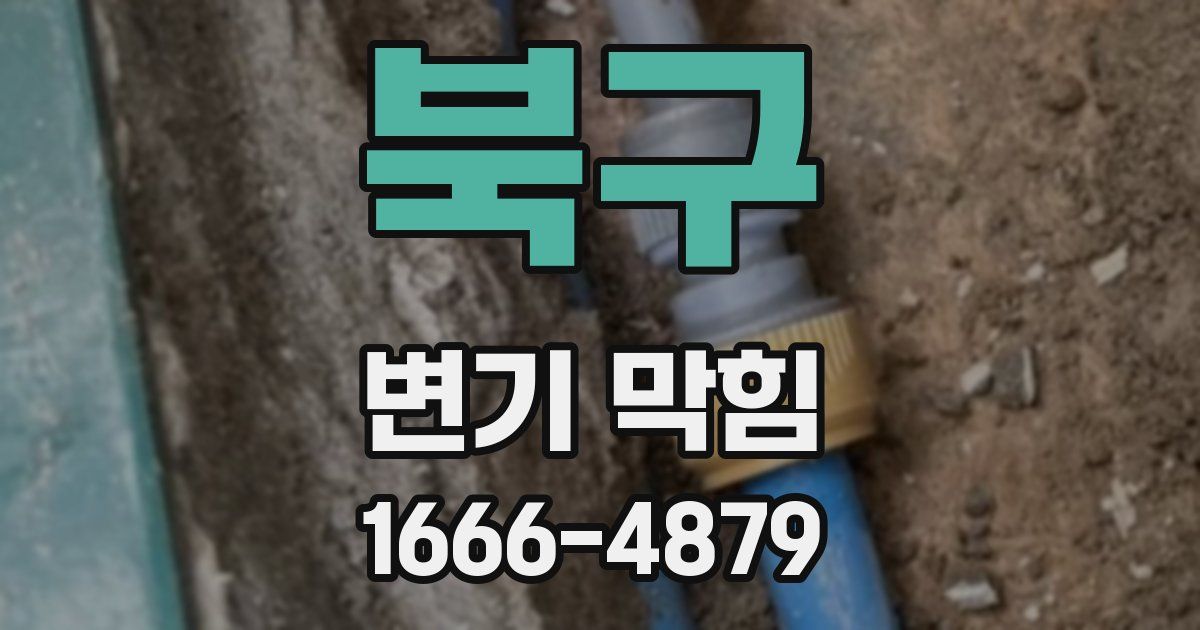 북구 변기 막힘