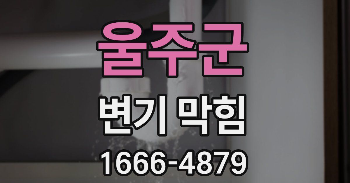 울주군 변기 막힘
