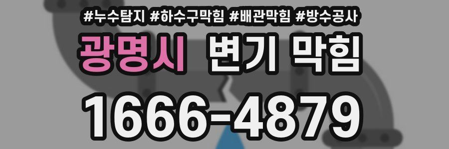 광명시 변기 막힘