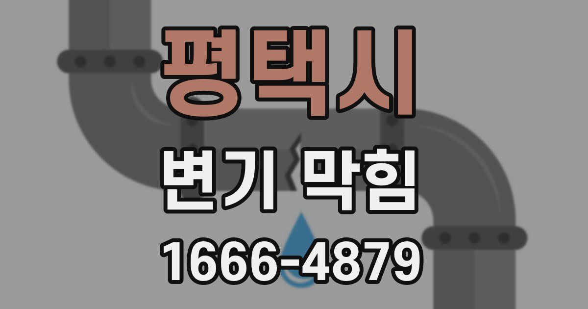 평택시 변기 막힘