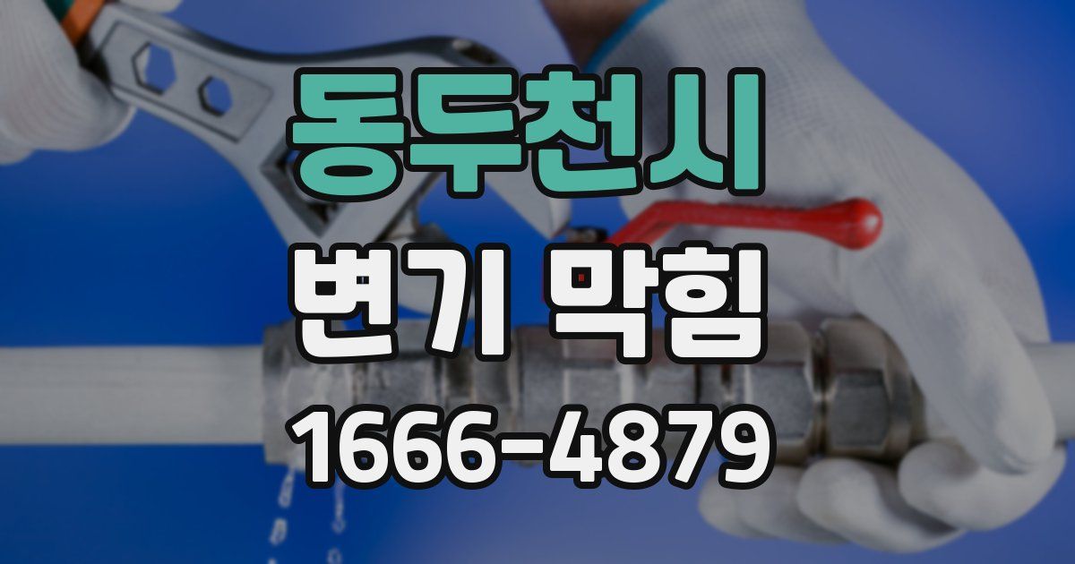 동두천시 변기 막힘