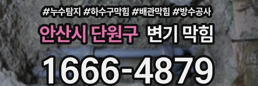안산시 단원구 변기 막힘