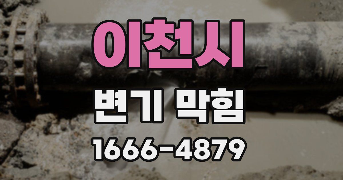 이천시 변기 막힘